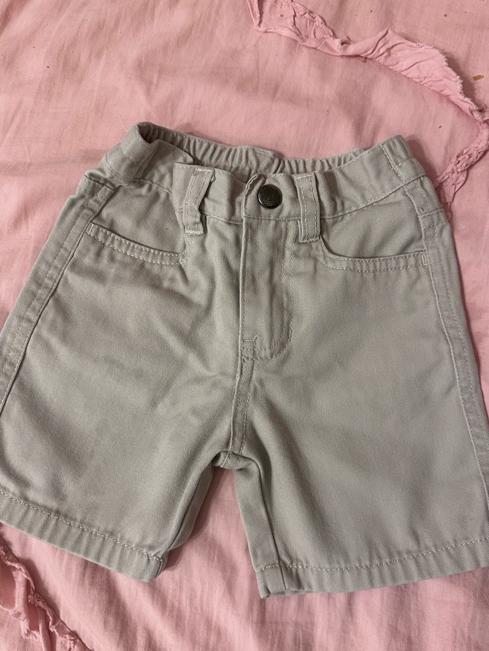 Nautica Light Gray Kids' Pull-On Shorts